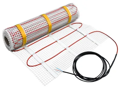 ЭЛЕКТРИЧЕСКИЙ ТЁПЛЫЙ ПОЛ. НАГРЕВАТЕЛЬНЫЙ МАТ IN-THERM COMFORT 160 ВТ/М.КВ. ДЛЯ УКЛАДКИ ПОД ПЛИТКУ.